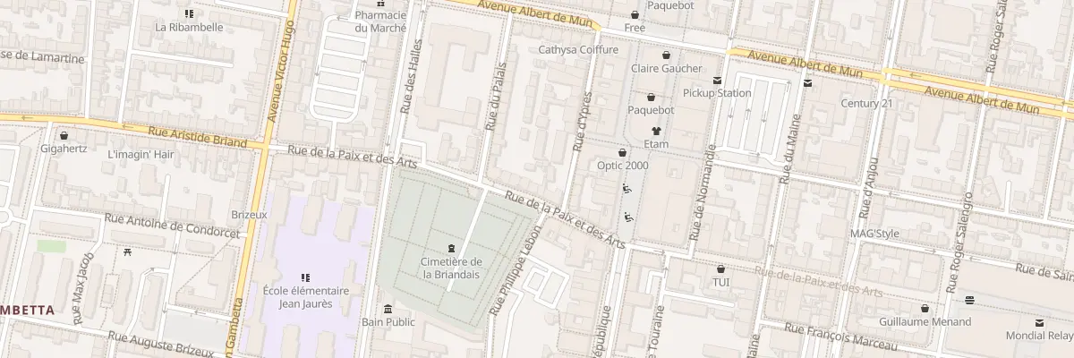 Plan du 38 Rue de la Paix et des Arts à Saint-Nazaire