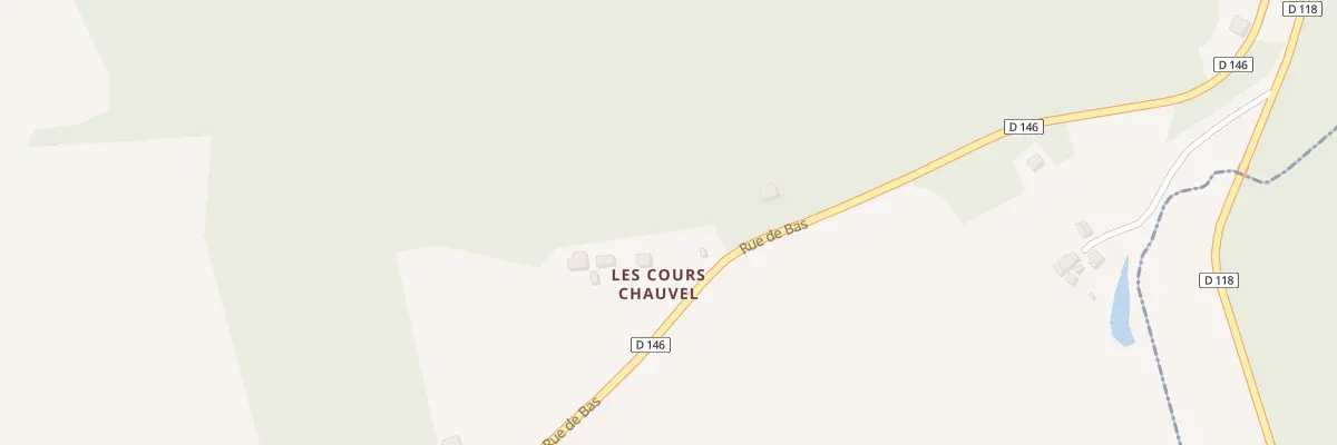 Plan du 15 Les Cours Chauvel à Tréal