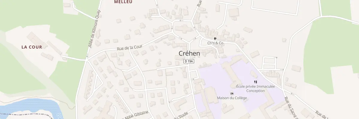 Plan du 10 Rue Guy Homery à Créhen