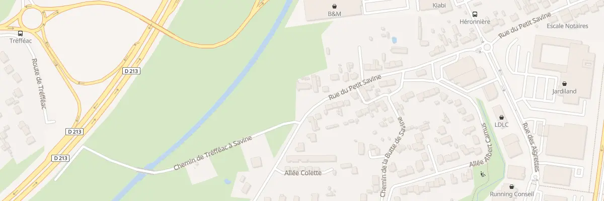 Plan du 68 Rue du Petit Savine à Trignac