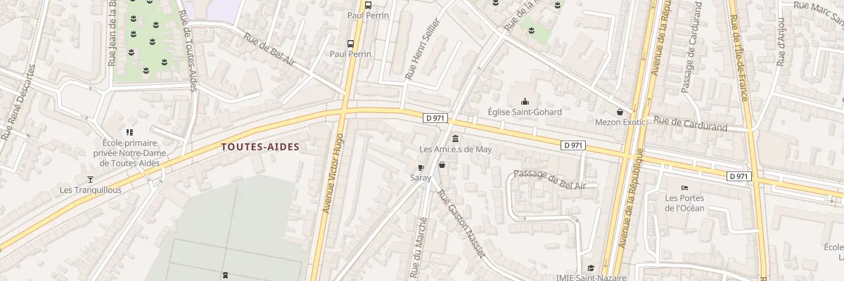 Plan du 39 Rue de la Matte à Saint-Nazaire