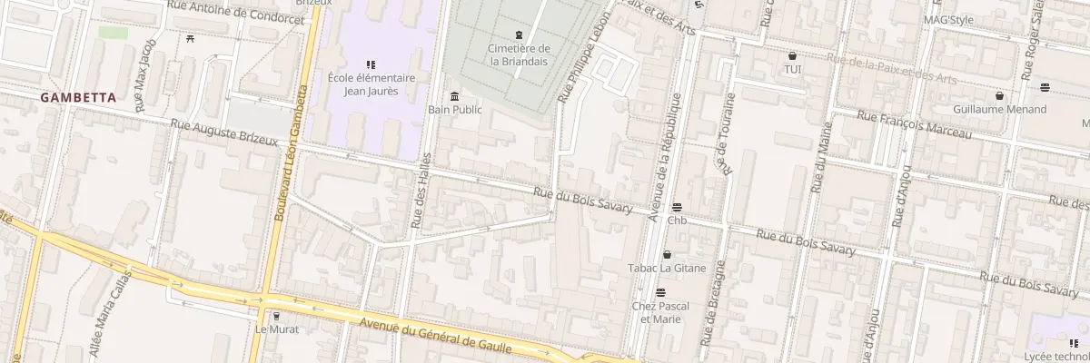 Plan du 68 Rue du Bois Savary à Saint-Nazaire