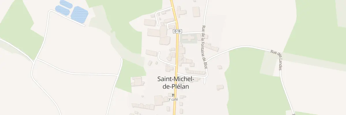 Plan du 5020 Le Bourg à Saint-Michel-de-Plélan
