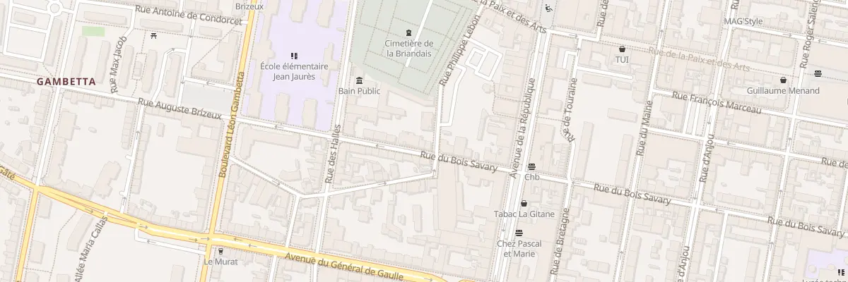 Plan du 70 Rue du Bois Savary à Saint-Nazaire