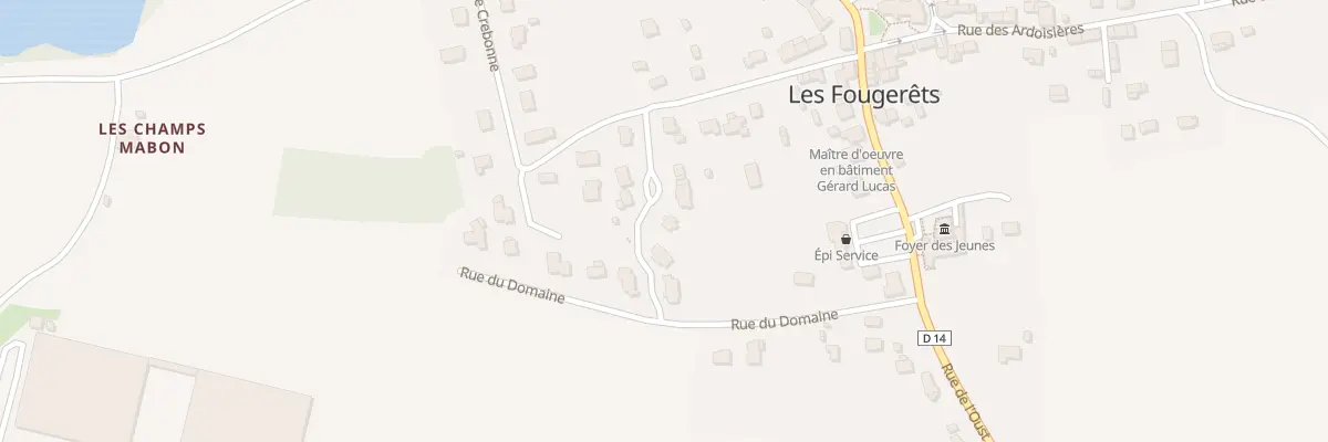 Plan du 7 Rue du Clos Bazin aux Fougerêts