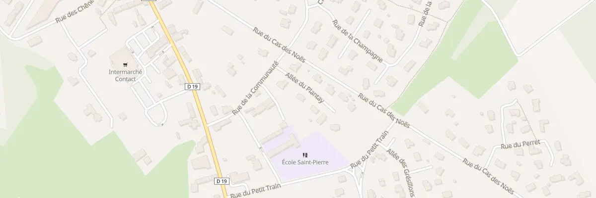 Plan du 4 All du Plantay à Plélan-le-Petit