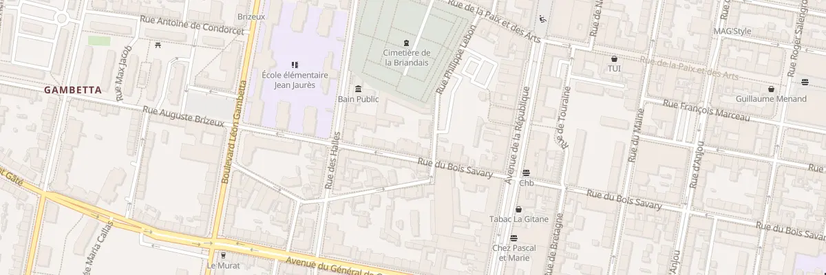 Plan du 72 Rue du Bois Savary à Saint-Nazaire