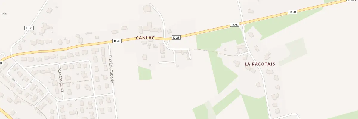 Plan du 14 Canlac à Plancoët
