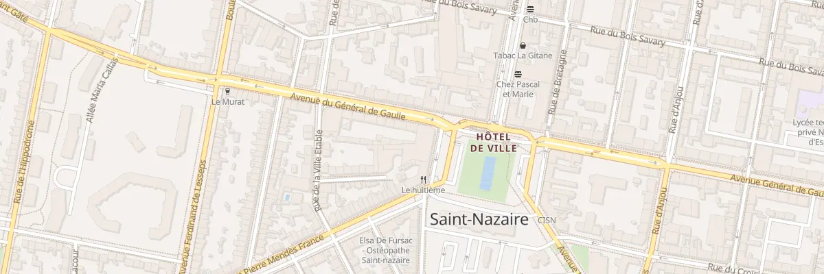 Plan du 43 Av du Général de Gaulle à Saint-Nazaire