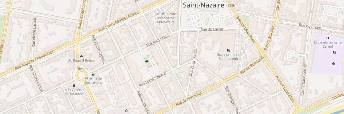 Plan du 12 Rue François Madiot à Saint-Nazaire