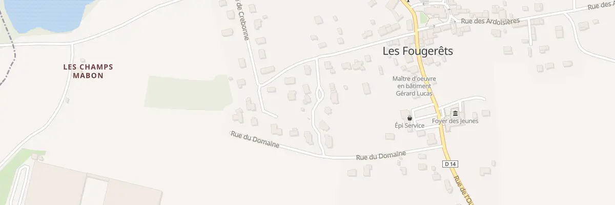 Plan du 6A Rue du Clos Bazin aux Fougerêts