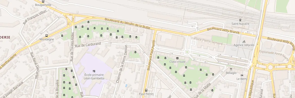 Plan du 84 Rue de Cardurand à Saint-Nazaire