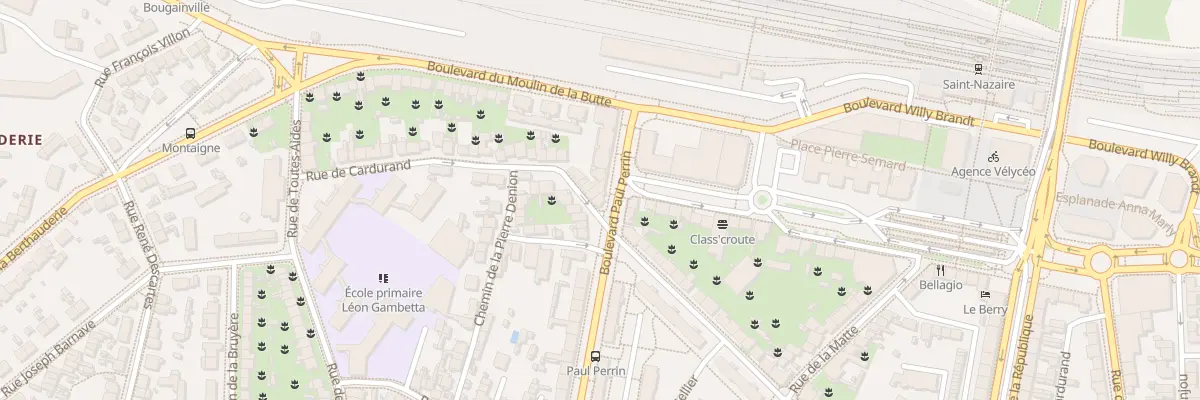 Plan du 82 Rue de Cardurand à Saint-Nazaire