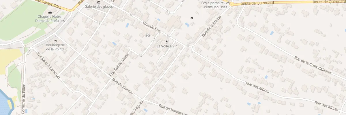Plan du 6 Rue des Vagues à Préfailles