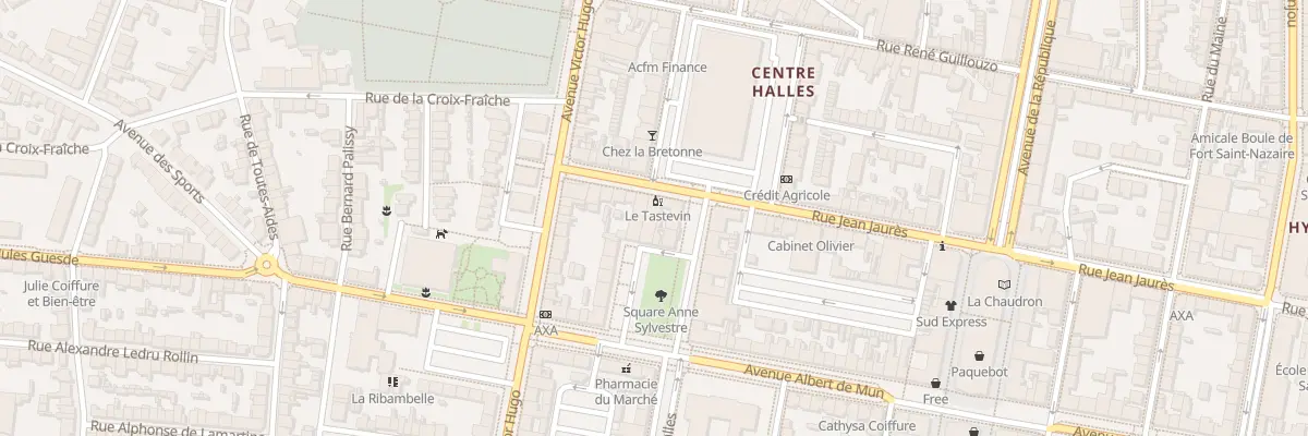 Plan du 87 Rue Jean Jaurès à Saint-Nazaire