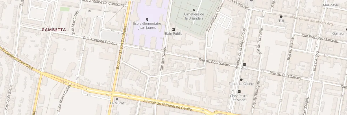 Plan du 73 Rue du Bois Savary à Saint-Nazaire