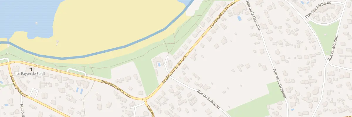 Plan du 98 Bd de la Tara à La Plaine-sur-Mer