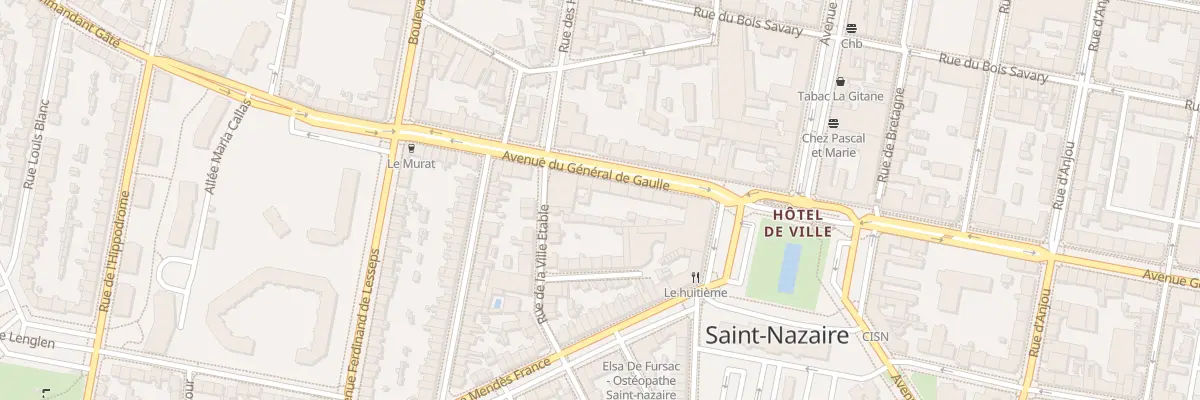 Plan du 53 Av du Général de Gaulle à Saint-Nazaire