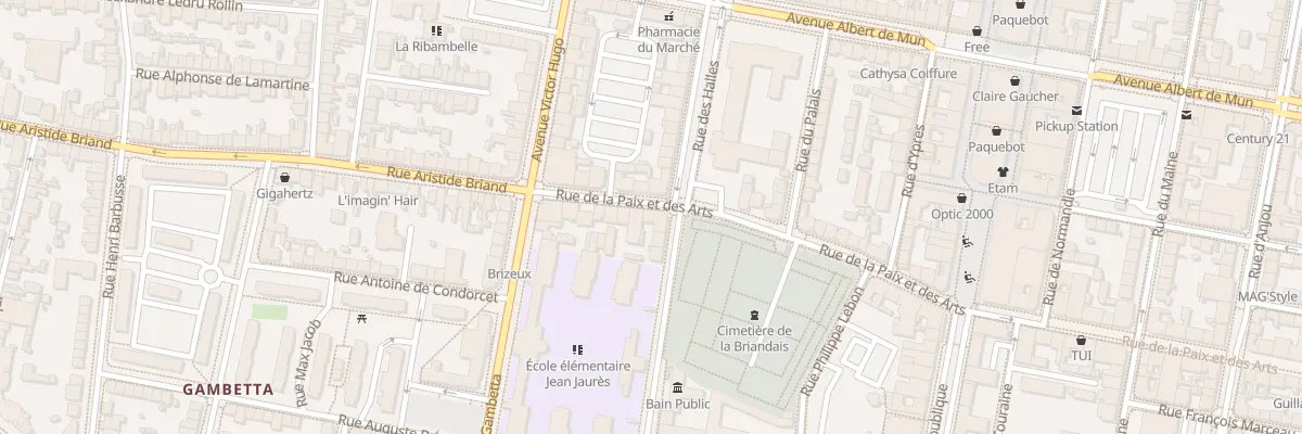 Plan du 49 Rue de la Paix et des Arts à Saint-Nazaire