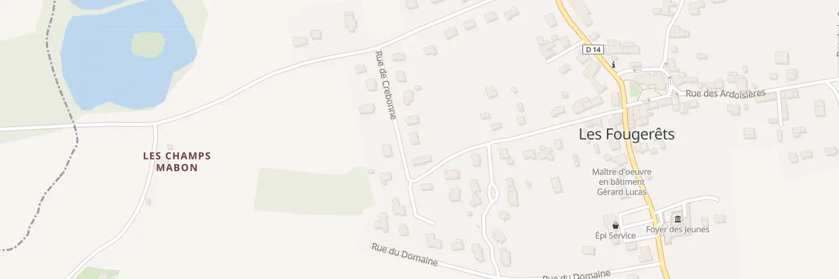 Plan du 4 Rue de Crebonne aux Fougerêts