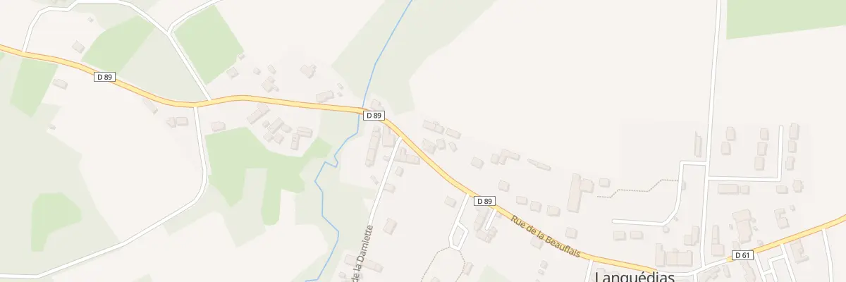 Plan du 16 Rue de la Beauflais à Languédias