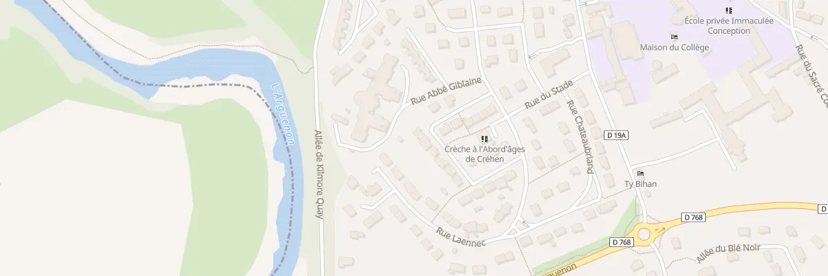 Plan du 8 Rue Eric Tabarly à Créhen