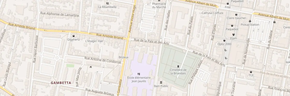 Plan du 55 Rue de la Paix et des Arts à Saint-Nazaire