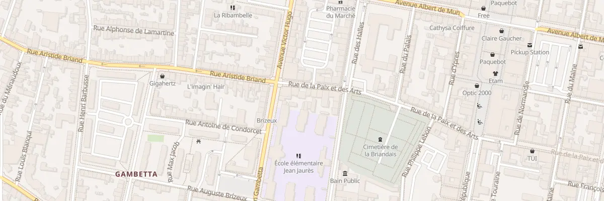 Plan du 59 Rue de la Paix et des Arts à Saint-Nazaire