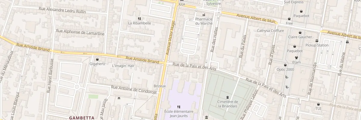 Plan du 64 Rue de la Paix et des Arts à Saint-Nazaire