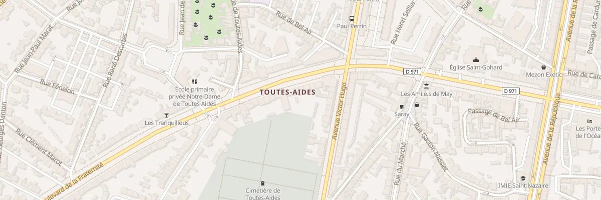 Plan du 9 Bd de la Fraternité à Saint-Nazaire