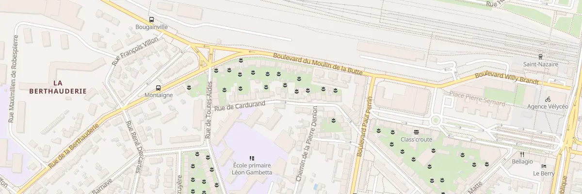 Plan du 108 Rue de Cardurand à Saint-Nazaire