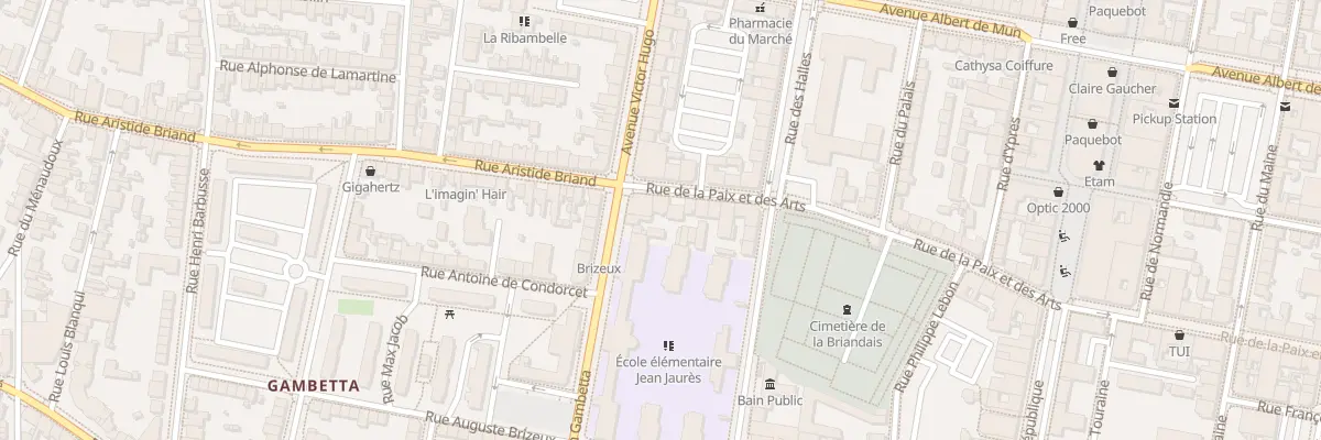 Plan du 61 Rue de la Paix et des Arts à Saint-Nazaire
