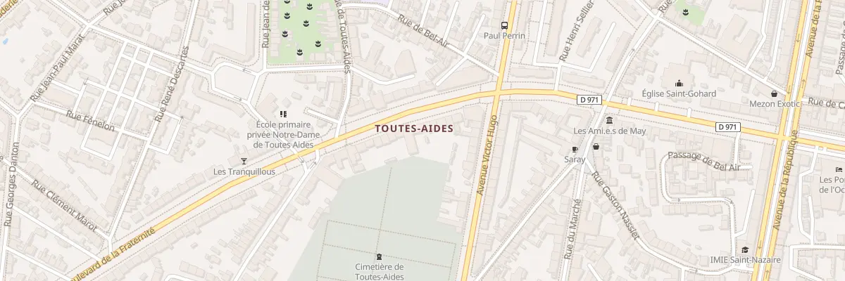 Plan du 11 Bd de la Fraternité à Saint-Nazaire