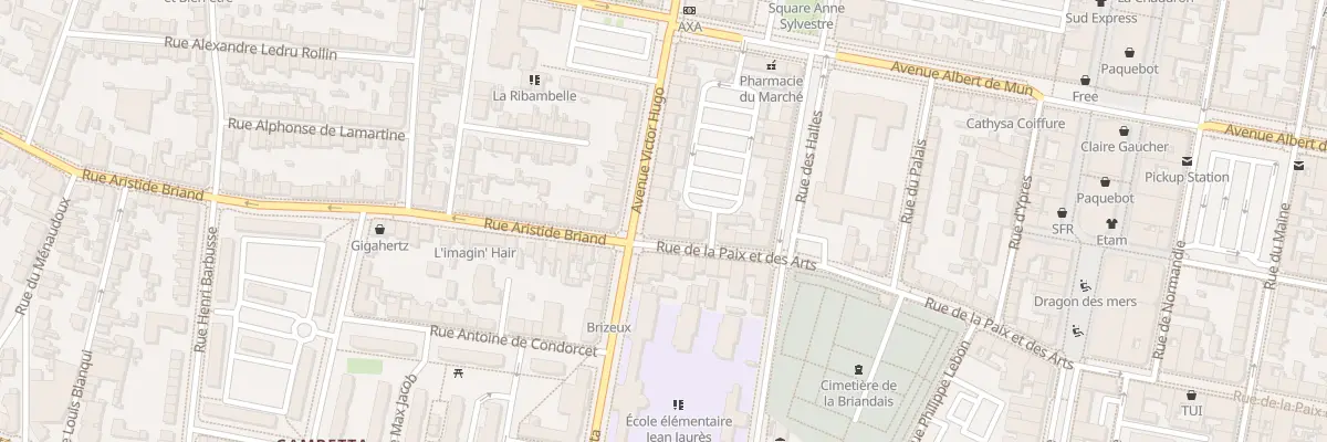 Plan du 66 Rue de la Paix et des Arts à Saint-Nazaire