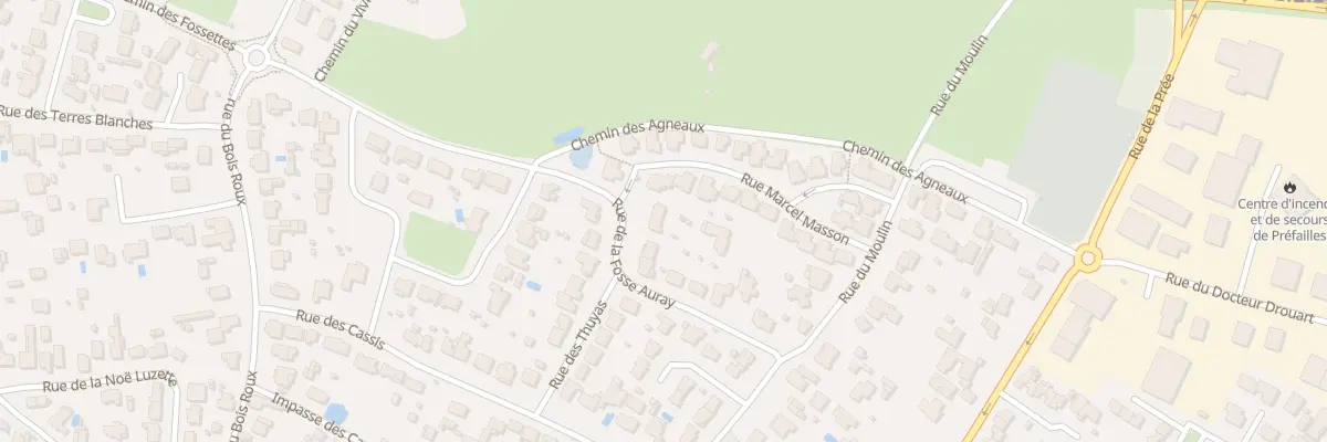 Plan du 20 Rue de la Fosse Auray à Préfailles