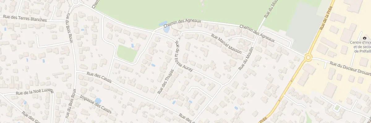 Plan du 14 Rue de la Fosse Auray à Préfailles