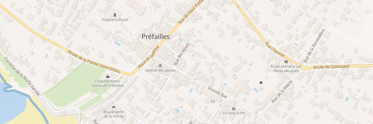 Plan du 40 Grande Rue à Préfailles