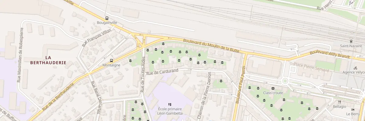 Plan du 112 Rue de Cardurand à Saint-Nazaire