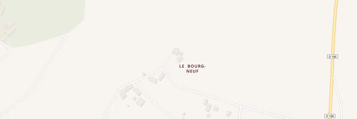 Plan du 2 Le Bourg Neuf à Gaël