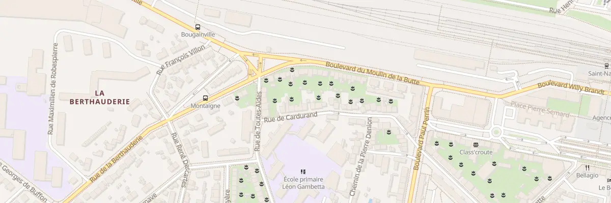 Plan du 118 Rue de Cardurand à Saint-Nazaire