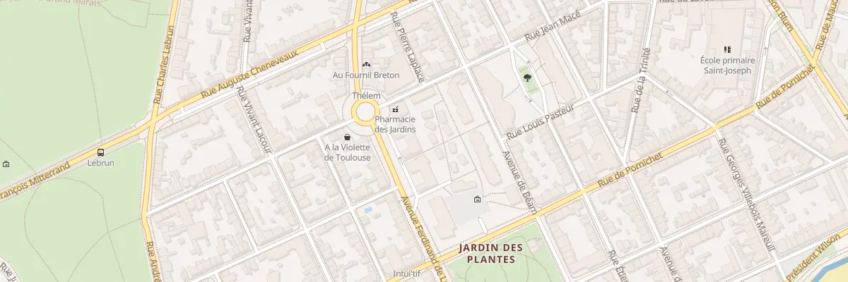 Plan du 13 Rue Jean Macé à Saint-Nazaire