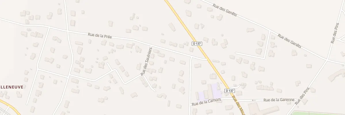 Plan du 5 Rue de la Prée à Saint-Jacut-les-Pins