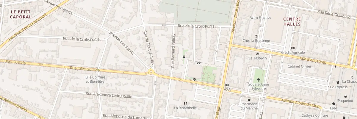 Plan du 6 Rue Bernard Palissy à Saint-Nazaire