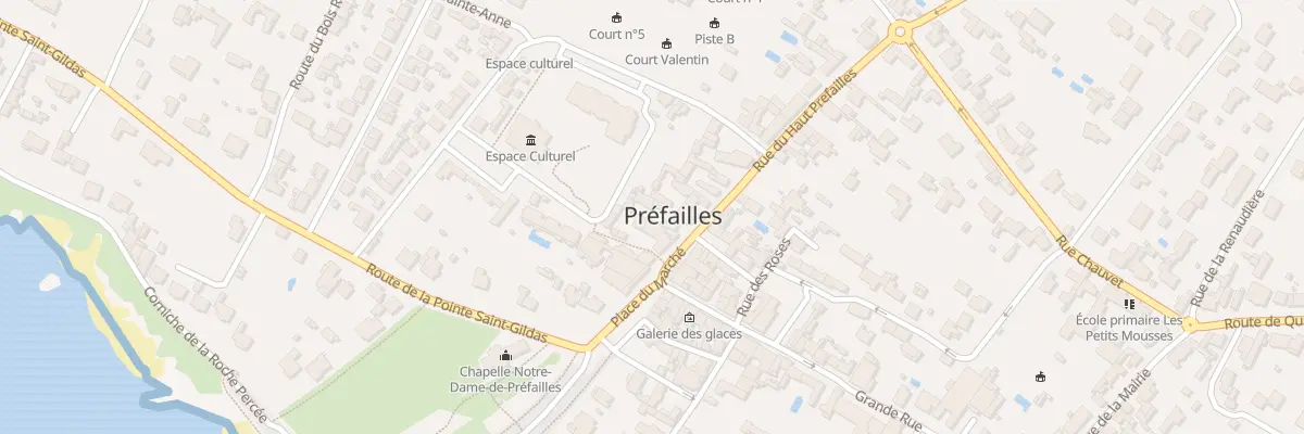 Plan du 8 Pl du Marché à Préfailles
