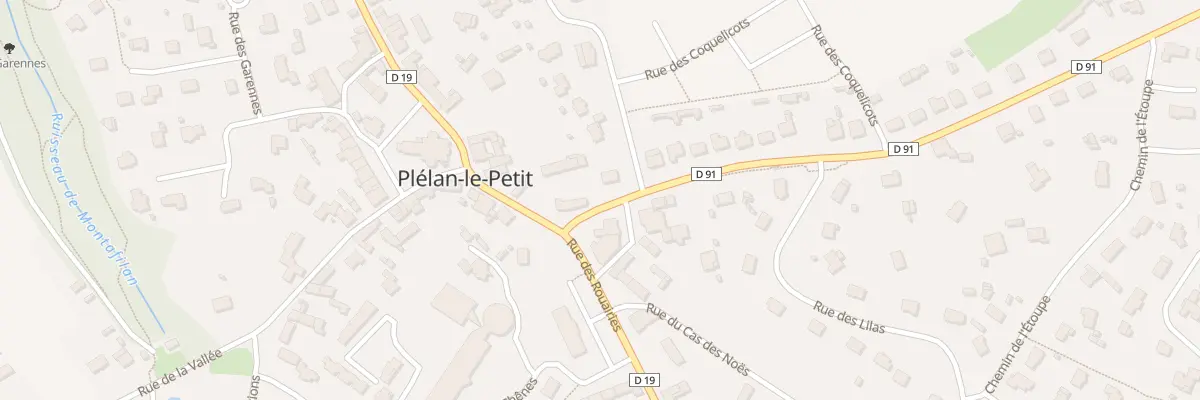 Plan du 1 Rue de la Janaie à Plélan-le-Petit