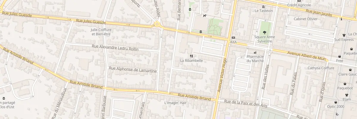 Plan du 12 Rue Louise Michel à Saint-Nazaire