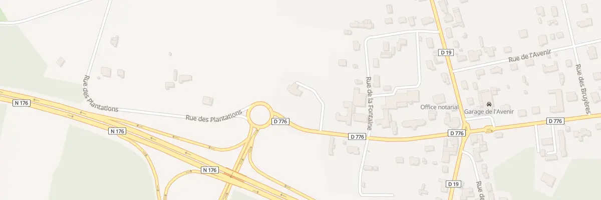 Plan du 1A Rue de la Libération à Plélan-le-Petit