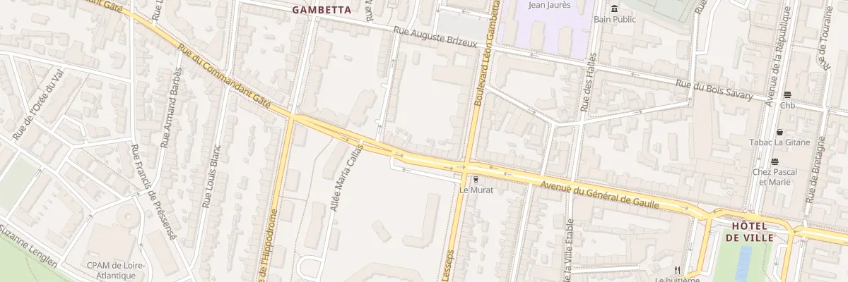 Plan du 12 Rue du Cdt Gustave Gate à Saint-Nazaire