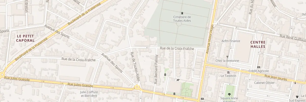 Plan du 17 Rue de la Croix Fraîche à Saint-Nazaire