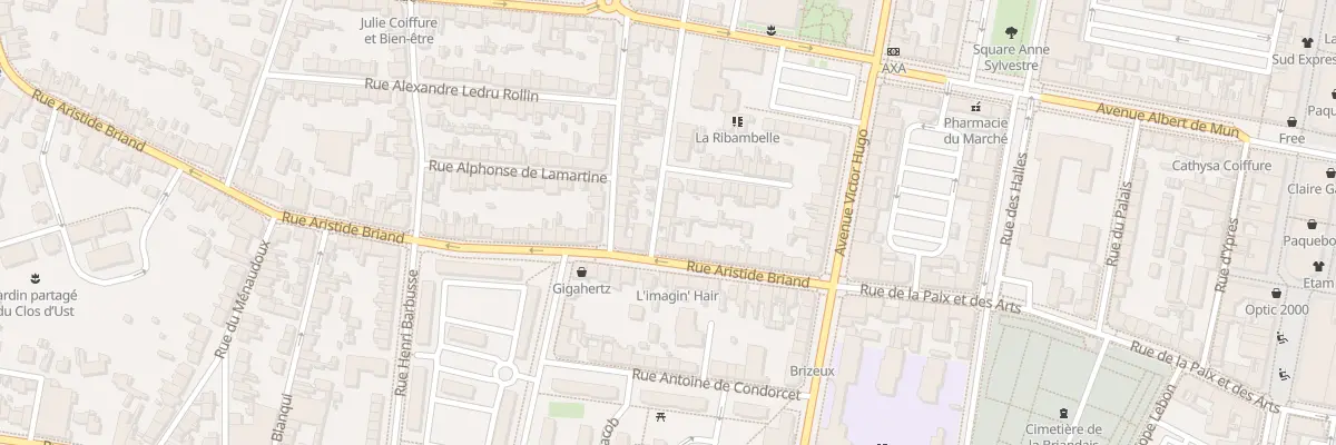 Plan du 4 Rue Louise Michel à Saint-Nazaire